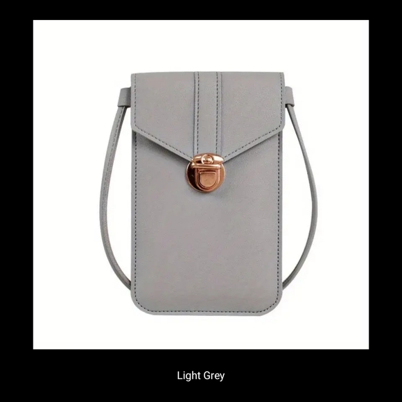 5/25 Cell Phone Carrier Purse w protective see through screen touch back w clasp - Picture 7 of 9